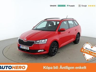 Begagnad Skoda Fabia Style 95 HK (69 kW) 2019 Röd Kombi