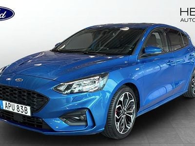 Blå (blue) Begagnad 2020 Ford Focus ST-Line X Halvkombi | 192 900 kr (Lite dyr)