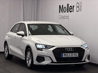 Vit Begagnad 2023 Audi A3 Proline Sedan | 223 900 kr (Bra pris)