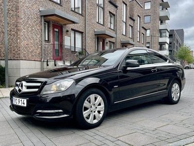 Begagnad Mercedes C220 174 HK (127 kW) 2012 Svart Sportkupé