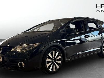 Begagnad Honda Civic 120 HK (88 kW) 2015 Svart Kombi