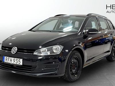 Begagnad VW Golf VII 110 HK (80 kW) 2017 Svart Kombi