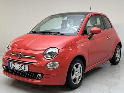 Röd Begagnad 2019 Fiat 500 Lounge | 89 000 kr (Lite dyr)