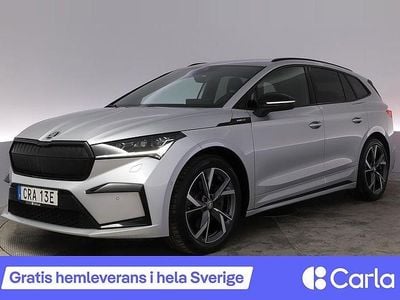 Silver Begagnad 2023 Skoda Enyaq iV SportLine SUV | 385 900 kr (Marknadspris)