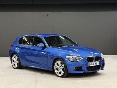 Begagnad BMW 116 M Sport 136 HK (100 kW) 2015 Blå metallic Halvkombi