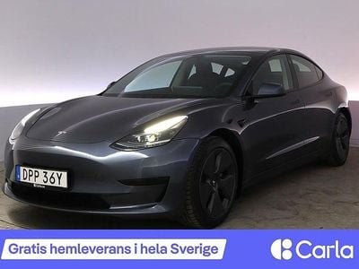 Begagnad Tesla Model 3 Standard Range Plus 239 kW (325 HK) 2021 Grå Sedan