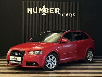 Begagnad Audi A3 S-Line 170 HK (125 kW) 2008 Röd Halvkombi