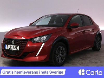 Begagnad Peugeot e-208 Allure 100 kW (136 HK) 2021 Röd Halvkombi