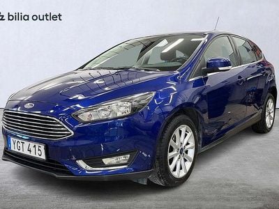 Blå Begagnad 2016 Ford Focus Titanium Halvkombi | 124 900 kr (Lite dyr)