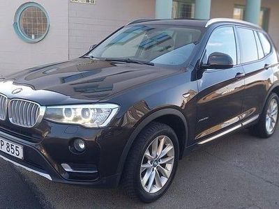 Begagnad BMW X3 Sport Line 313 HK (230 kW) 2015 Brun SUV