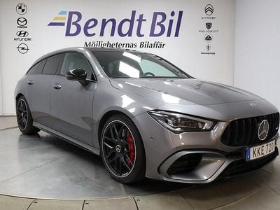 Grå Begagnad 2021 Mercedes CLA45 AMG Shooting Brake AMG Kombi | 514 500 kr