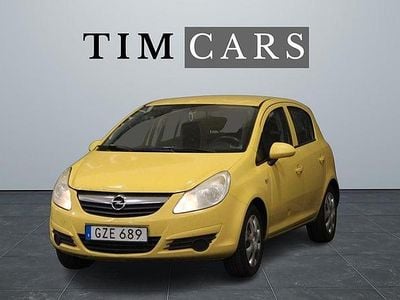 Begagnad Opel Corsa 75 HK (55 kW) 2008 Gul Halvkombi