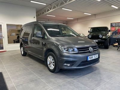 begagnad VW Caddy Maxi 2.0 TDI BlueMotion Fjärrstyrd Värmare Dragkrok 2020, Transportbil