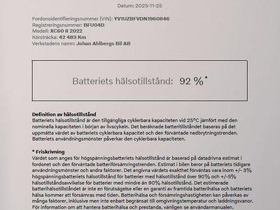 Svart Begagnad 2022 Volvo XC60 Inscription SUV | 459 500 kr (Marknadspris)