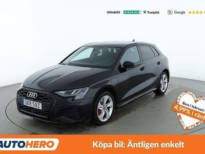 Svart Begagnad 2021 Audi A3 Sportback e-tron S-Line Halvkombi | 258 000 kr (Superpris)
