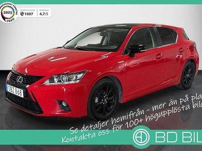 Röd Begagnad 2015 Lexus CT200h Sport Line Halvkombi | 154 900 kr (Marknadspris)