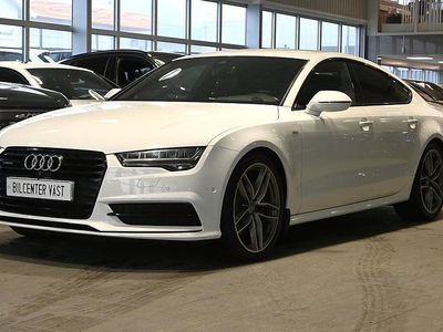 Begagnad Audi A7 Sportback S-Line 218 HK (160 kW) 2017 Vit Halvkombi