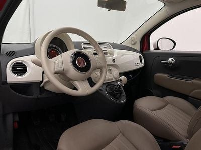 Begagnad Fiat 500 69 HK (50 kW) 2016 Röd Halvkombi
