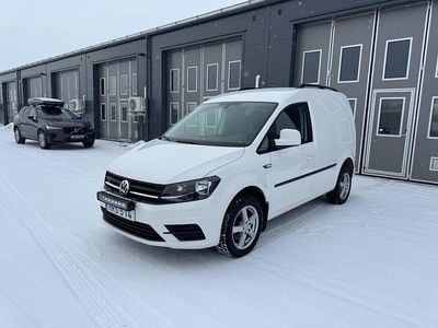 Begagnad VW Caddy 122 HK (89 kW) 2018 Vit Minibuss