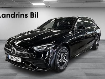 Svart Begagnad 2022 Mercedes C300e AMG line Kombi | 439 900 kr (Marknadspris)