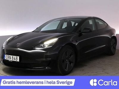Svart Begagnad 2021 Tesla Model 3 Long Range AWD Sedan | 319 990 kr (Marknadspris)