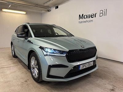 Begagnad Skoda Enyaq iV 194 kW (265 HK) 2022 Silver SUV