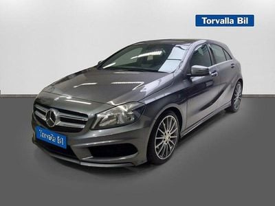 Mörkgrå Begagnad 2014 Mercedes A180 AMG Halvkombi | 124 900 kr (Marknadspris)