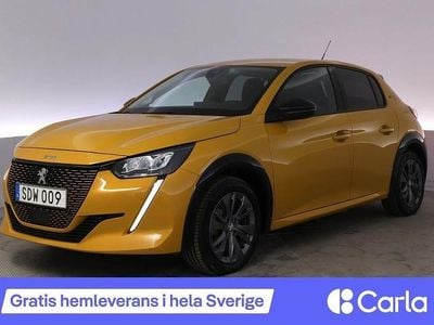 Begagnad Peugeot e-208 Allure 100 kW (136 HK) 2022 Gul Halvkombi