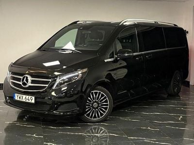 Begagnad Mercedes V220 Avantgarde 164 HK (120 kW) 2018 Svart Minibuss