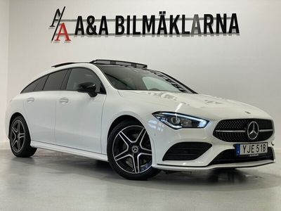 begagnad Mercedes CLA200 Shooting Brake 7G AMG NIGHT Pano Burmester Wide