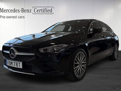 Begagnad Mercedes CLA250 Shooting Brake 218 HK (160 kW) 2021 Svart Kombi