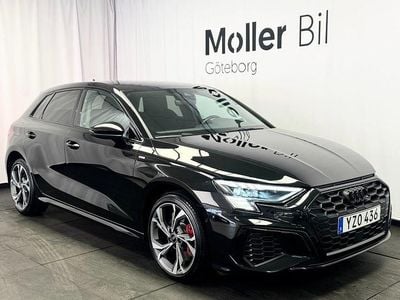 Begagnad Audi A3 S-Line 245 HK (180 kW) 2022 Svart Sedan