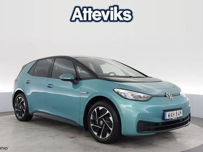 Begagnad VW ID.3 Pro Performance 150 kW (204 HK) 2022 Grön Halvkombi