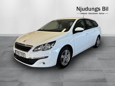 Begagnad Peugeot 308 SW Active 131 HK (96 kW) 2014 Vit Kombi