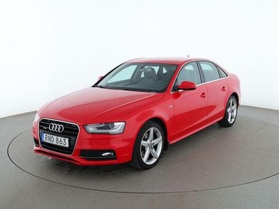 Begagnad Audi A4 151 HK (111 kW) 2015 Röd Sedan