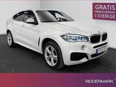 begagnad BMW X6 xDrive30d M Sport Innovation Pano H K Skinn HuD 2017, SUV