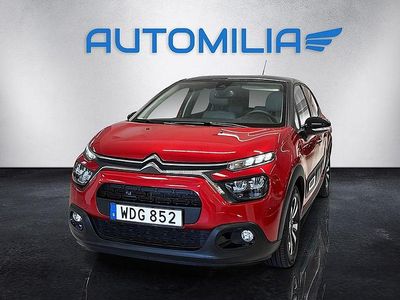 Röd Begagnad 2024 Citroën C3 PureTech Halvkombi | 169 900 kr (Lite dyr)