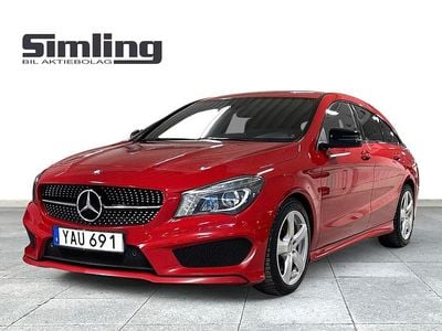 Begagnad Mercedes CLA220 Shooting Brake AMG 177 HK (130 kW) 2015 Röd Kombi