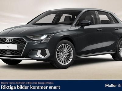 Begagnad Audi A3 Advanced Plus 150 HK (110 kW) 2023 Manhattangrå metallic Sedan