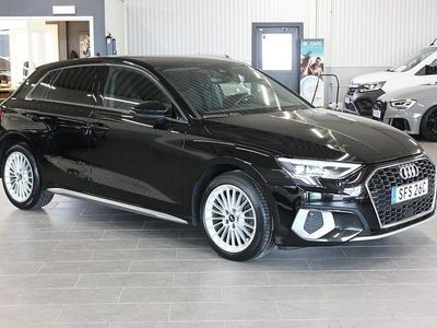 Begagnad Audi A3 150 HK (110 kW) 2021 Svart Sedan