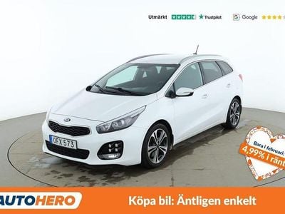 Vit Begagnad 2016 Kia Ceed Sportswagon GT-Line Kombi | 121 000 kr (Marknadspris)
