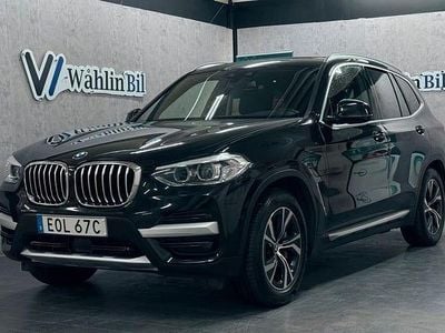 Svart Begagnad 2021 BMW X3 SUV | 379 900 kr