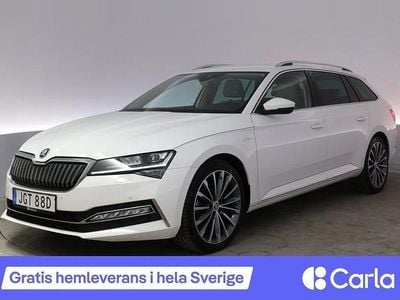Vit Begagnad 2020 Skoda Superb LAURIN & KLEMENT Kombi | 279 990 kr (Marknadspris)