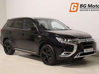 Svart Begagnad 2019 Mitsubishi Outlander P-HEV SUV | 214 600 kr (Marknadspris)