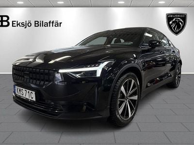 Svart Begagnad 2021 Polestar 2 Long Range Dual motor Halvkombi | 339 500 kr (Marknadspris)