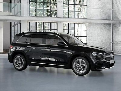 Kosmossvart metallic Ny 2025 Mercedes GLB220 AMG line SUV | 561 198 kr