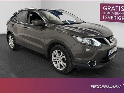 begagnad Nissan Qashqai DIG-T N-Connecta Pano Navi 360° Välserv 2017, SUV