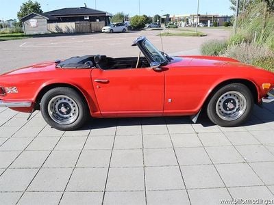 Röd aluminium Begagnad 1974 Triumph TR6 Cab | 199 900 kr