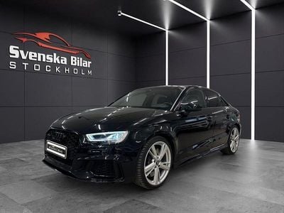 Svart Begagnad 2017 Audi RS3 Comfort Sedan | 429 900 kr (Marknadspris)
