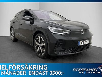 Svart Begagnad 2022 VW ID.4 GTX SUV | 369 700 kr (Marknadspris)